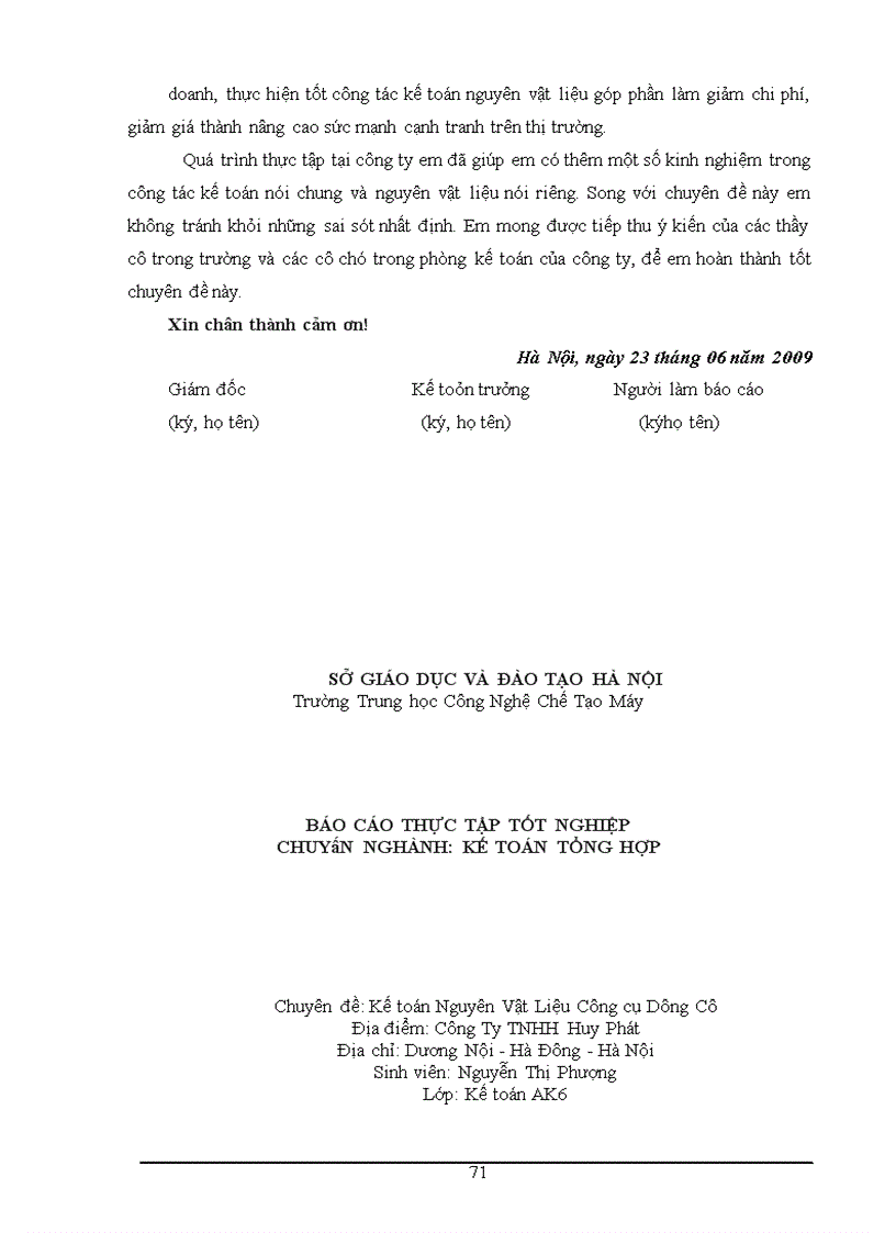 image for page Hạch toán nguyên liệu, công cụ, dụng cụ