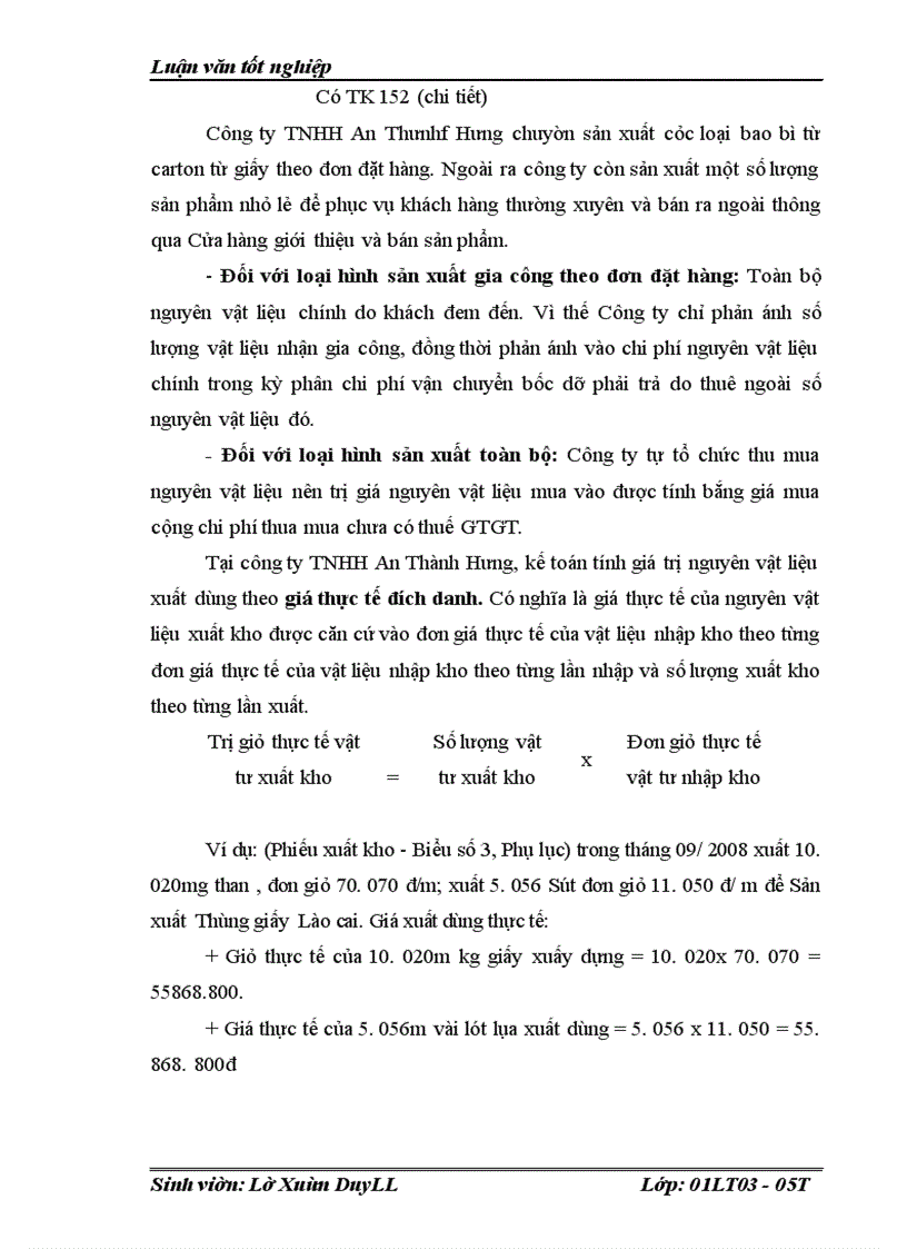 image for page Kế toán tập hợp chi phí sản xuất và tính giá thành sản phẩm tại Công ty TNHH An Thành Hưng