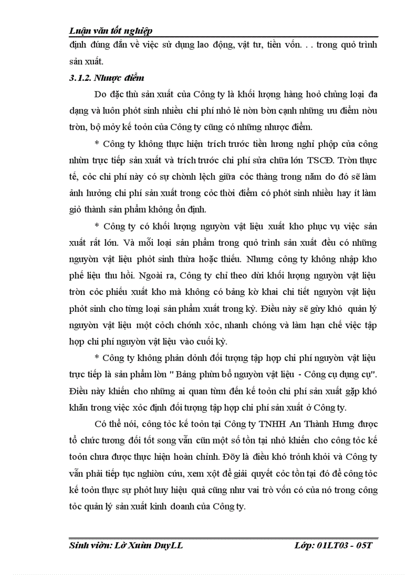 image for page Kế toán tập hợp chi phí sản xuất và tính giá thành sản phẩm tại Công ty TNHH An Thành Hưng