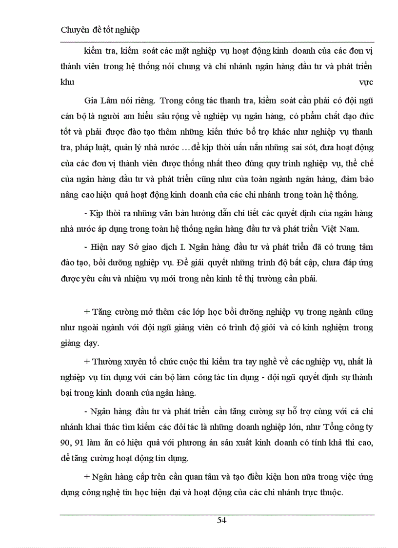image for page Thực trạng về hoạt động tín dụng ngắn hạn tại chi nhánh ngân hàng đầu tư và phát triển khu vực Gia Lâm