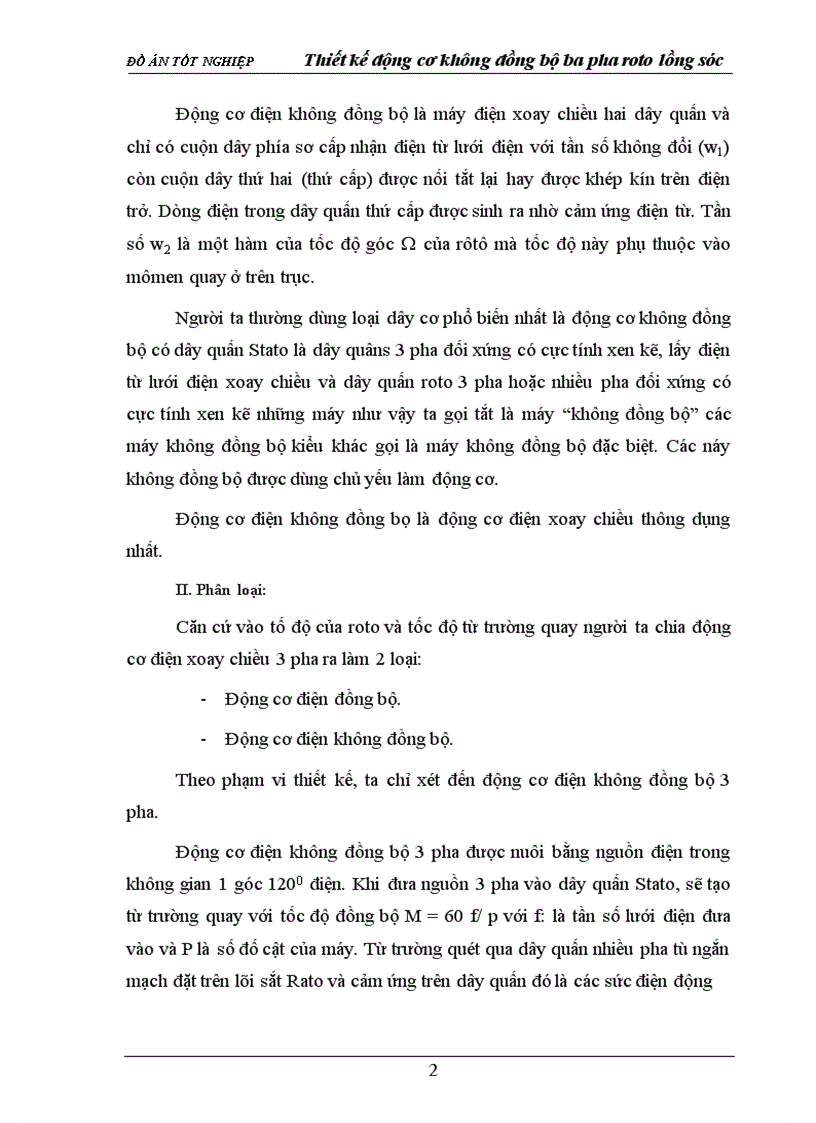 image for page Thiết kế động cơ không đồng bộ ba pha roto lồng sóc