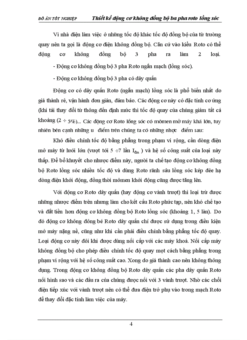 image for page Thiết kế động cơ không đồng bộ ba pha roto lồng sóc