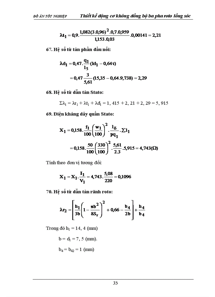 image for page Thiết kế động cơ không đồng bộ ba pha roto lồng sóc