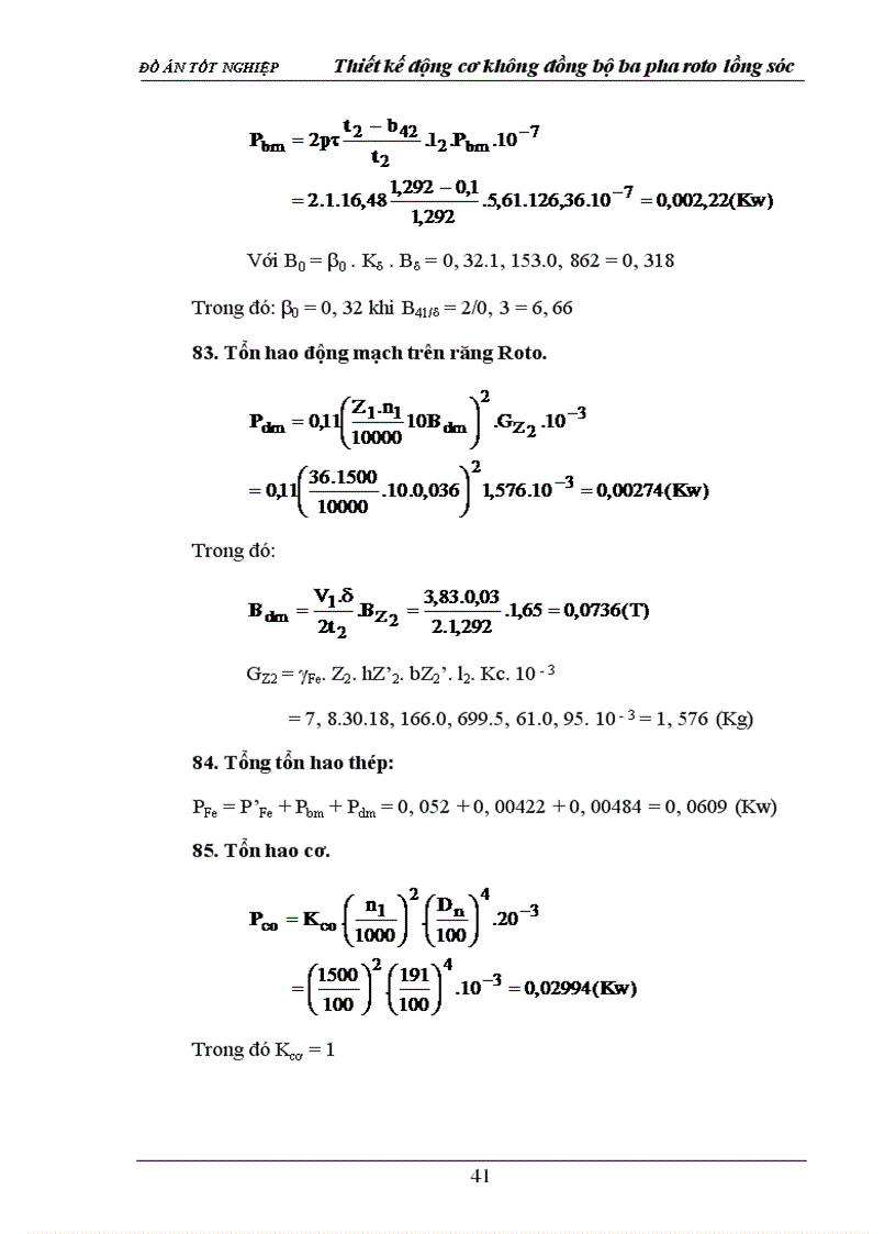 image for page Thiết kế động cơ không đồng bộ ba pha roto lồng sóc