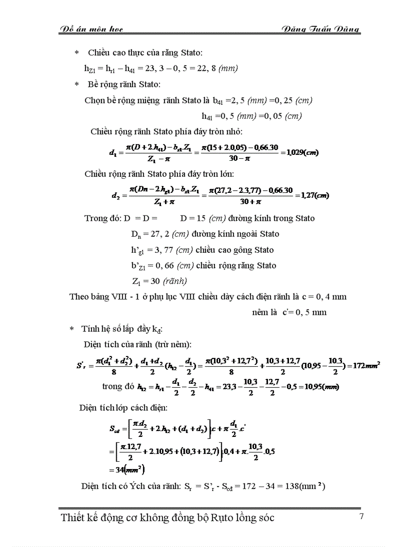 image for page Thiết kế Động cơ không đồng bộ 3 pha rôto lồng sóc