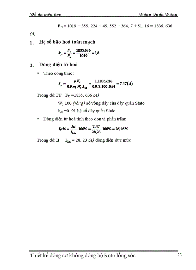 image for page Thiết kế Động cơ không đồng bộ 3 pha rôto lồng sóc