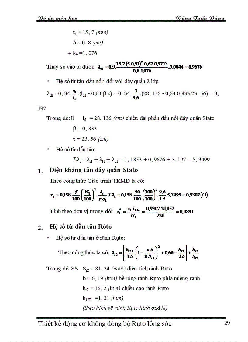 image for page Thiết kế Động cơ không đồng bộ 3 pha rôto lồng sóc