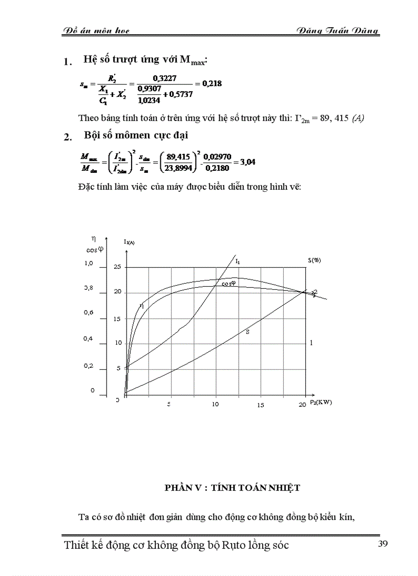 image for page Thiết kế Động cơ không đồng bộ 3 pha rôto lồng sóc