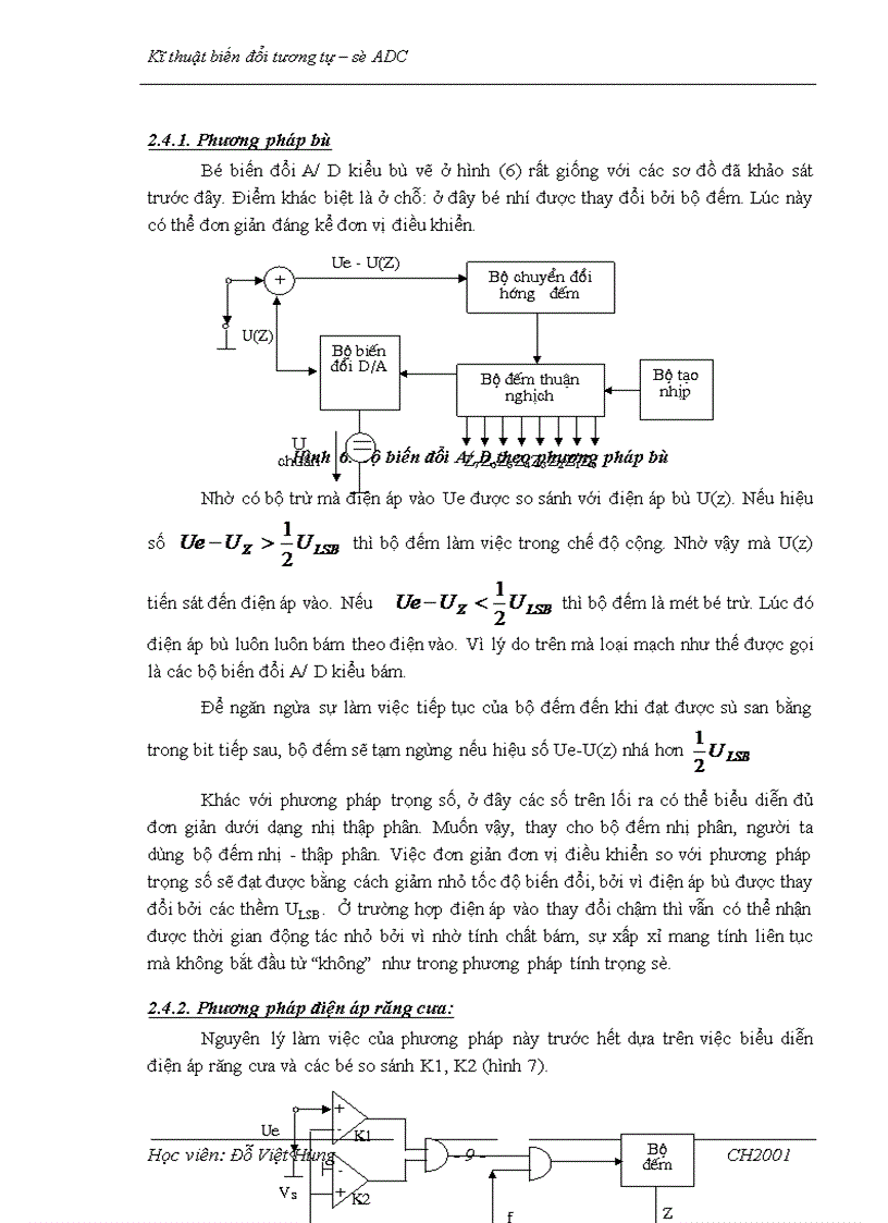 image for page Kĩ thuật biến đổi tương tự – số ADC