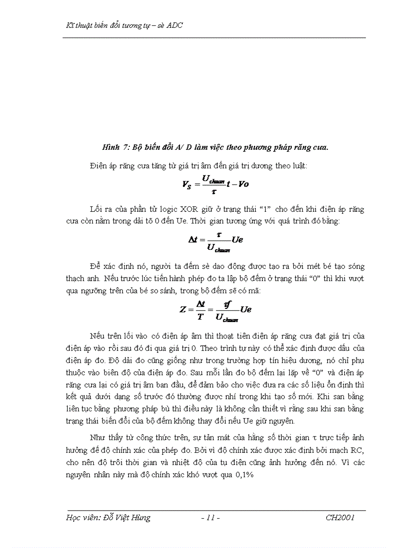 image for page Kĩ thuật biến đổi tương tự – số ADC