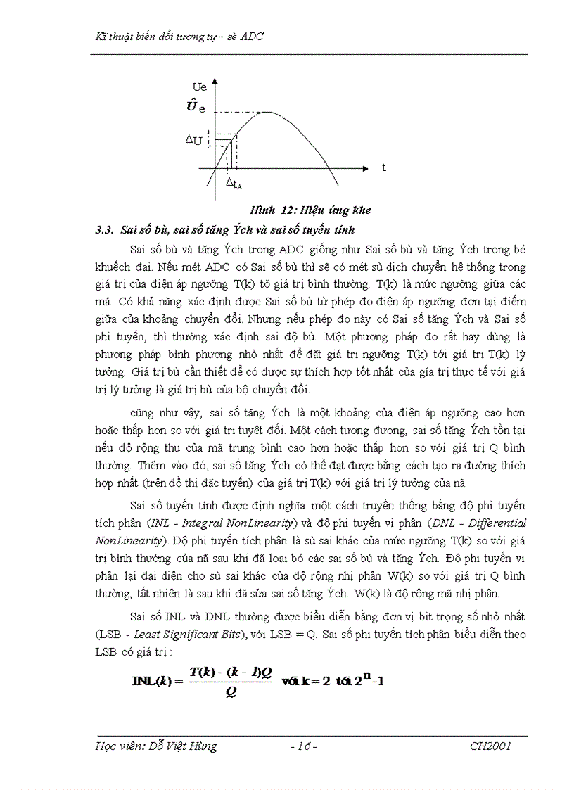 image for page Kĩ thuật biến đổi tương tự – số ADC