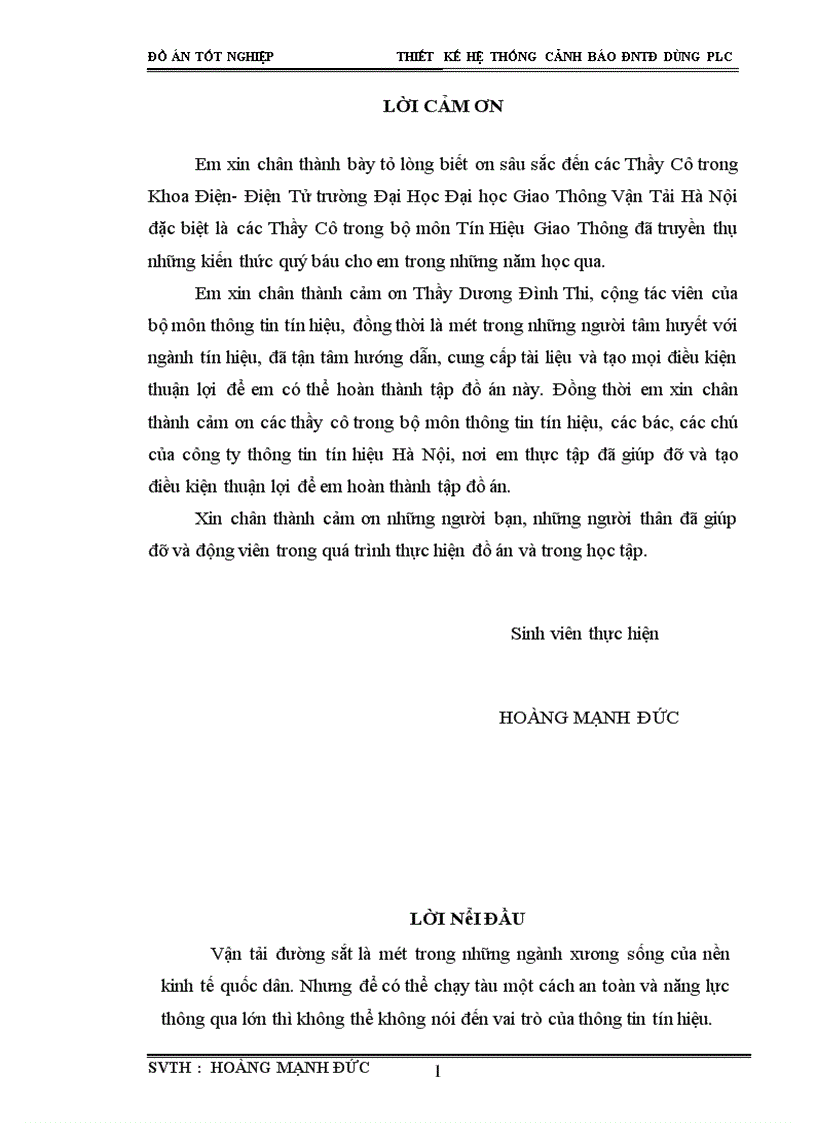 image for page Thiết kế hệ thống cảnh báo ĐNTĐ dùng PLC