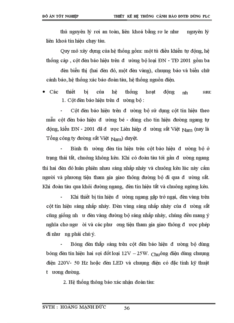 image for page Thiết kế hệ thống cảnh báo ĐNTĐ dùng PLC