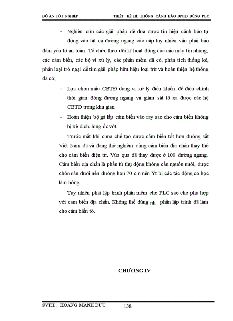 image for page Thiết kế hệ thống cảnh báo ĐNTĐ dùng PLC