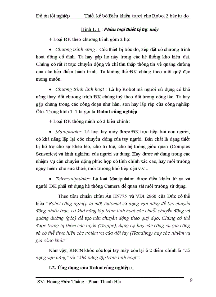 image for page Thiết kế bộ Điều khiển trượt cho tay máy Robot 2 bậc tự do và mô phỏng trên Matlab – Simulink