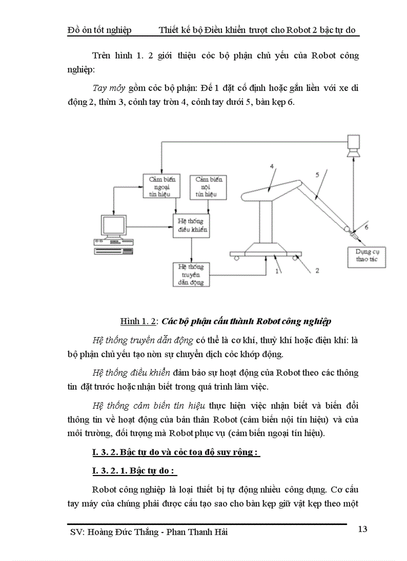 image for page Thiết kế bộ Điều khiển trượt cho tay máy Robot 2 bậc tự do và mô phỏng trên Matlab – Simulink