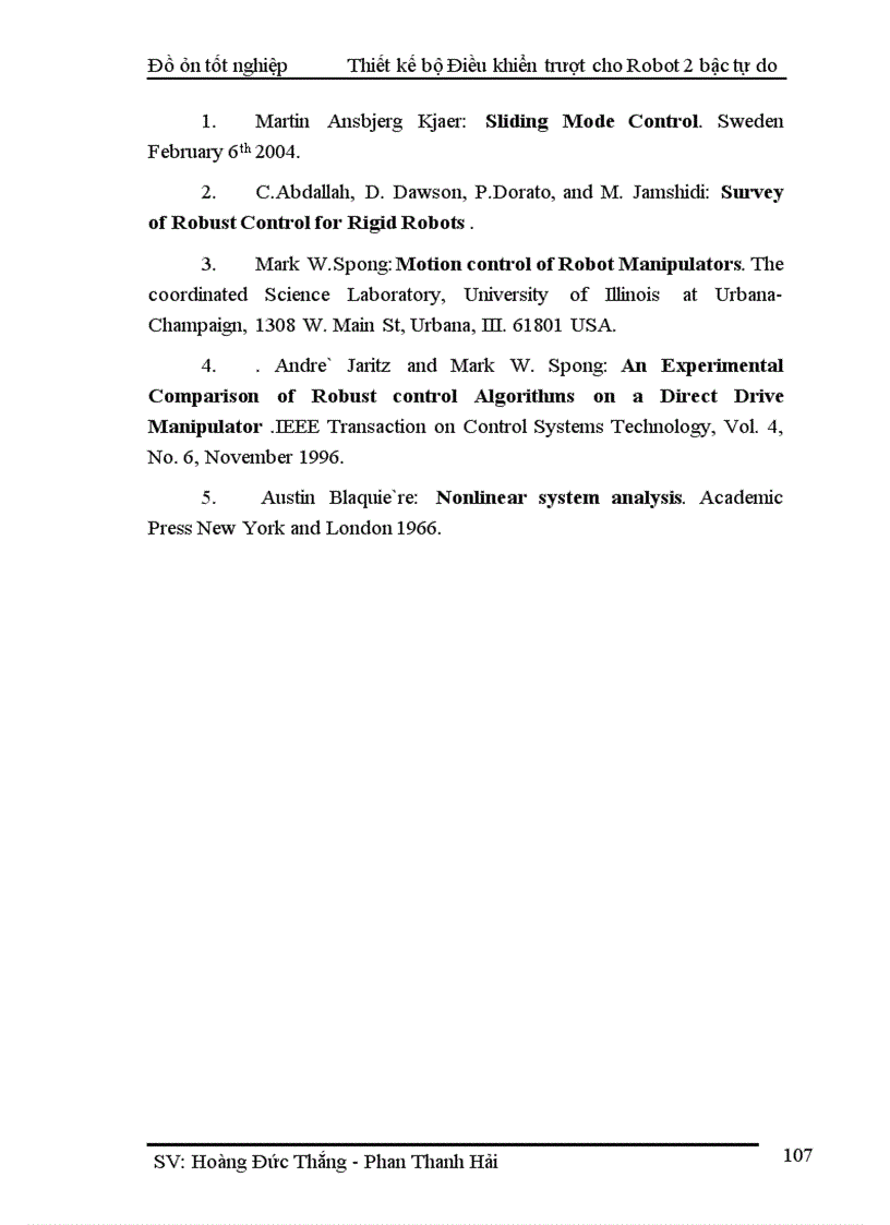 image for page Thiết kế bộ Điều khiển trượt cho tay máy Robot 2 bậc tự do và mô phỏng trên Matlab – Simulink