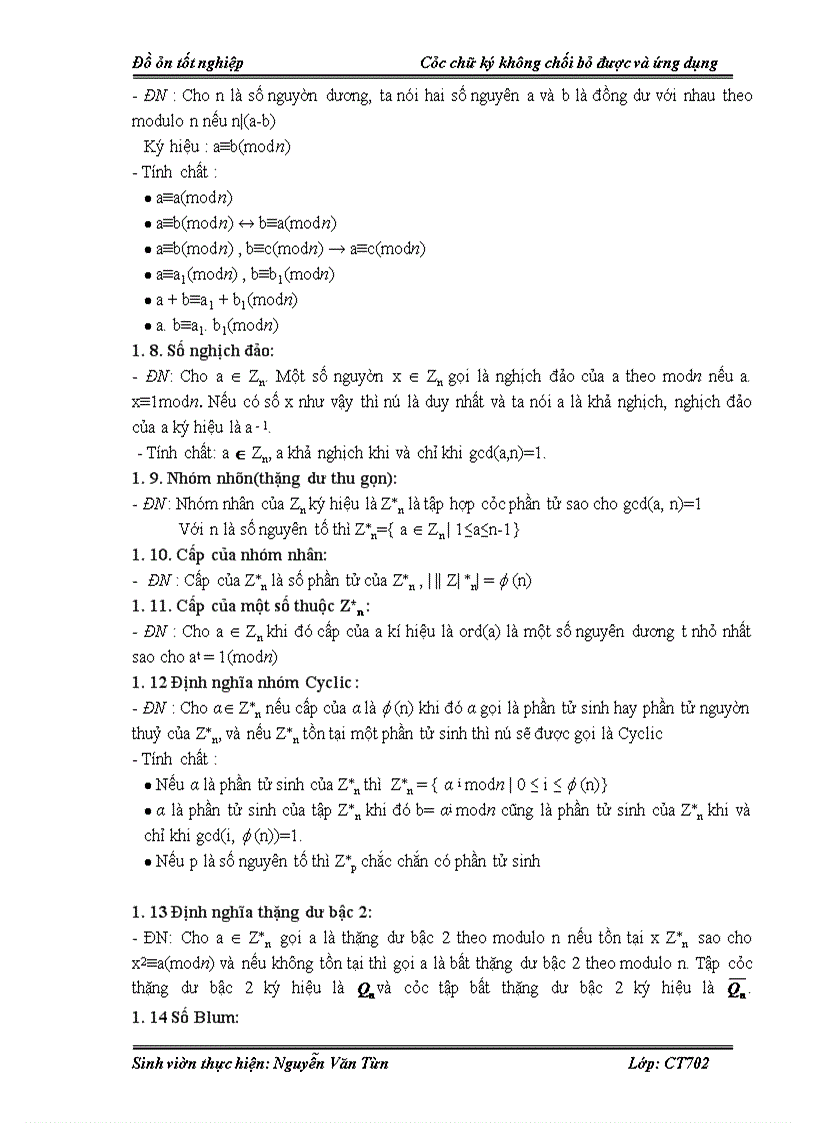 image for page Các Chữ ký không chối bỏ được và ứng dụng