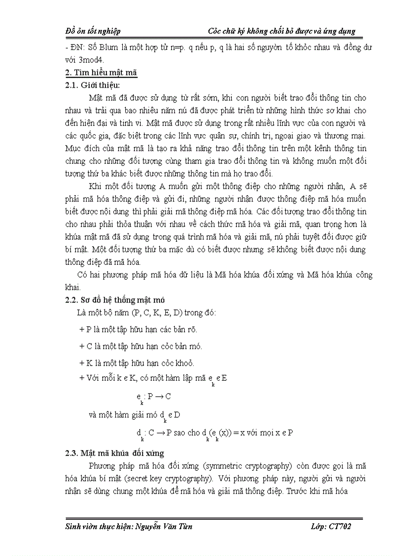 image for page Các Chữ ký không chối bỏ được và ứng dụng