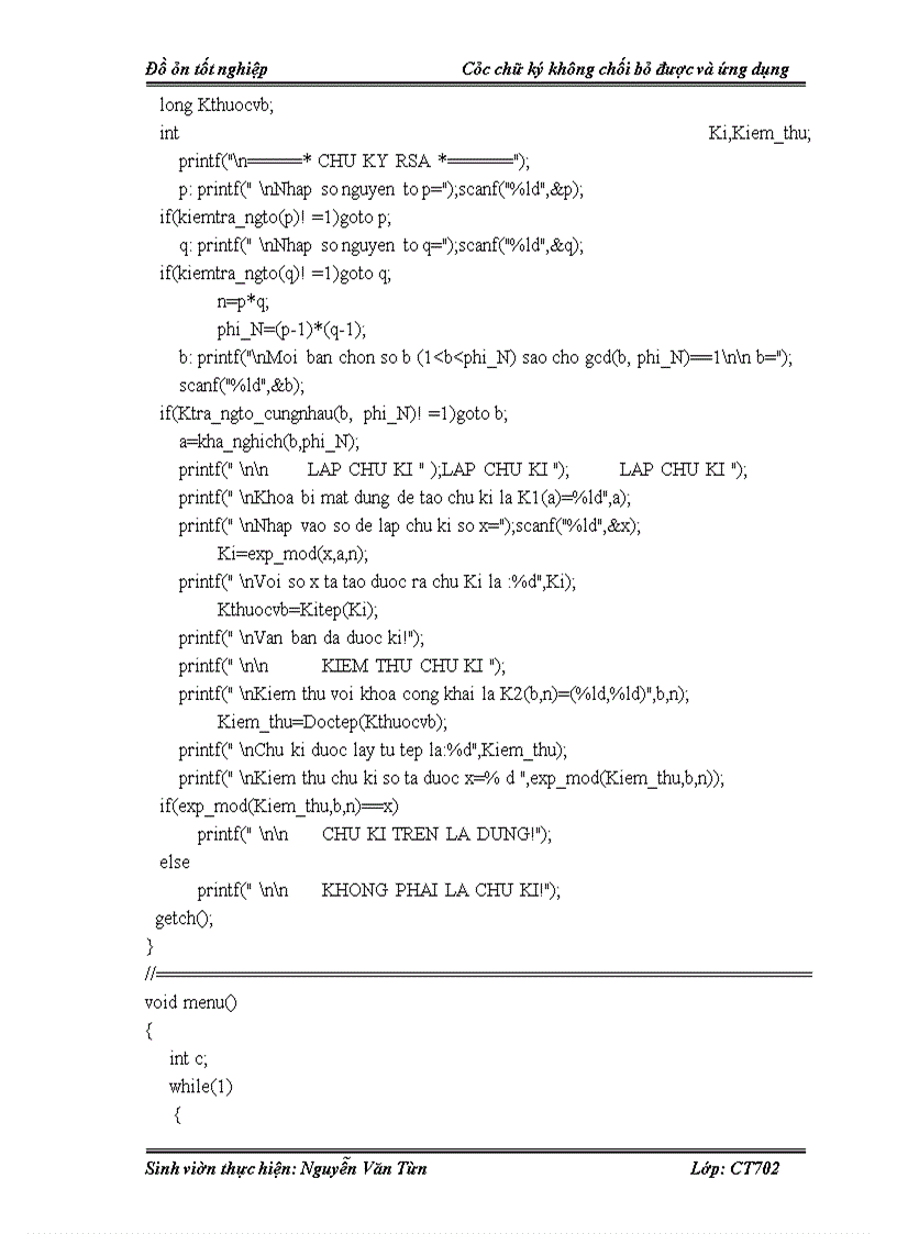image for page Các Chữ ký không chối bỏ được và ứng dụng