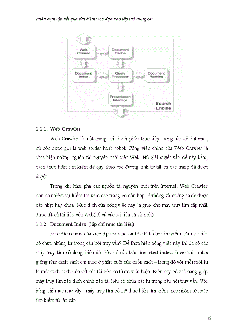 image for page Phân cụm tập kết quả tìm kiếm web dựa vào tập thô dung sai
