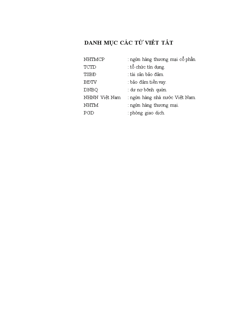 image for page Nâng cao chất lượng hoạt động bảo đảm tiền vay tại ngân hàng thương mại cổ phần Bắc Á - chi nhánh Thái Hà