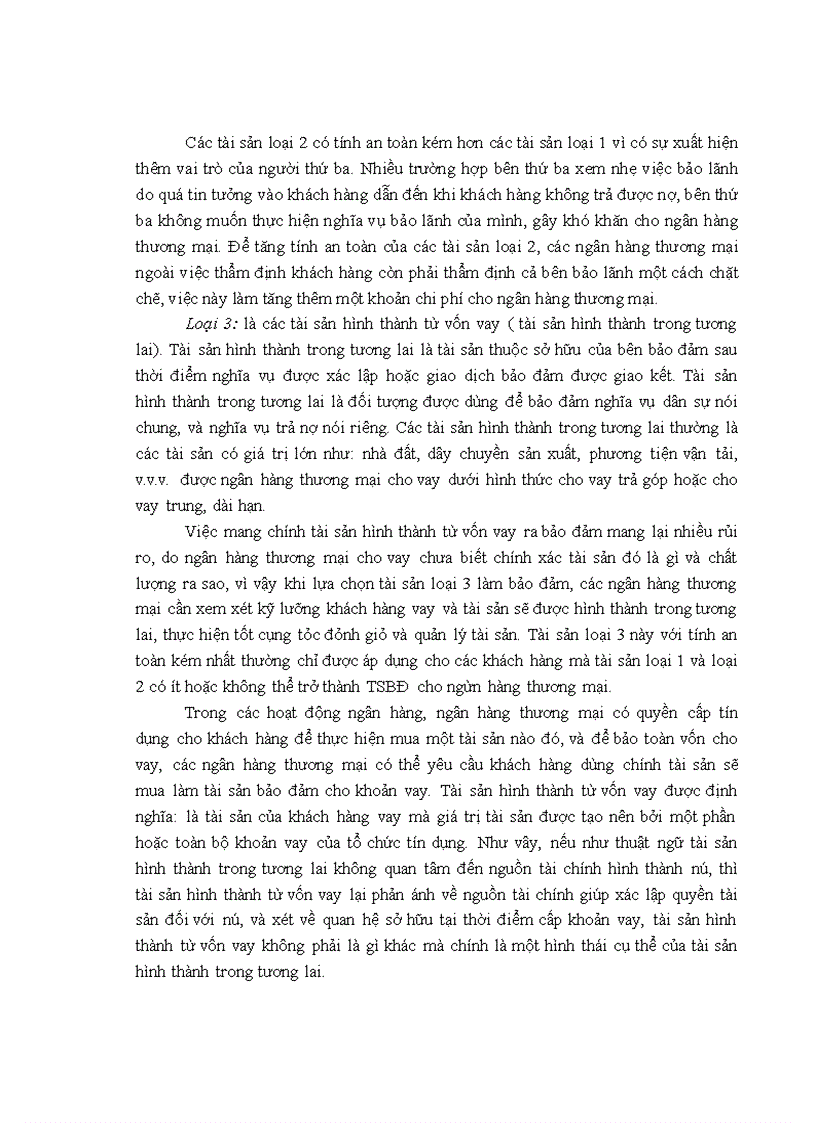image for page Nâng cao chất lượng hoạt động bảo đảm tiền vay tại ngân hàng thương mại cổ phần Bắc Á - chi nhánh Thái Hà