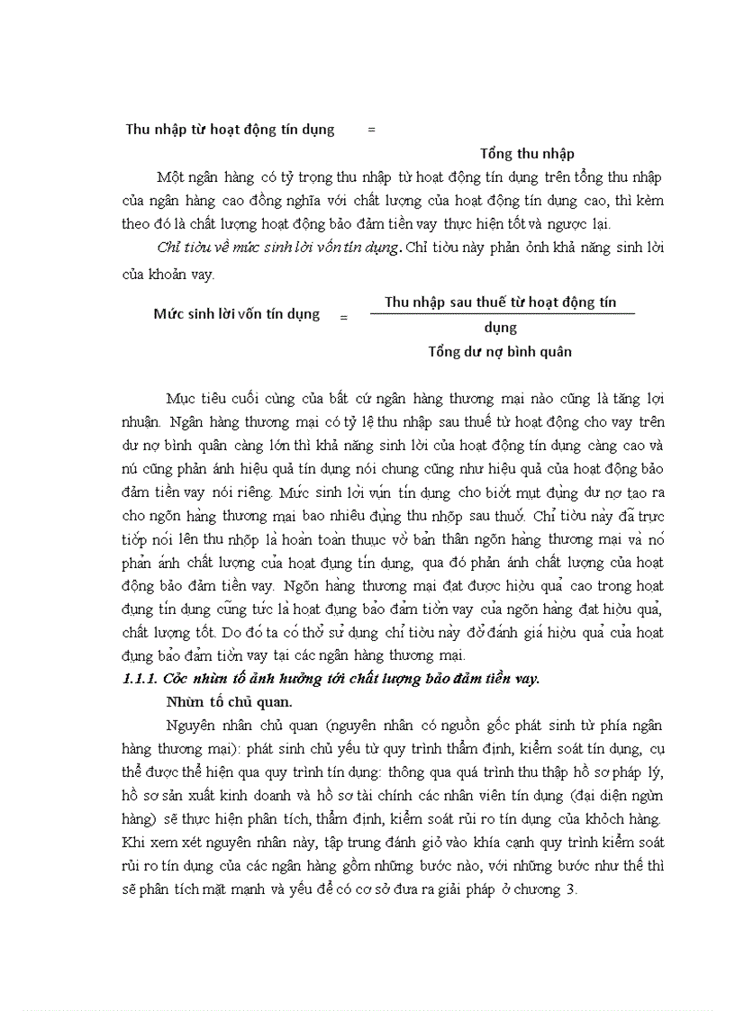 image for page Nâng cao chất lượng hoạt động bảo đảm tiền vay tại ngân hàng thương mại cổ phần Bắc Á - chi nhánh Thái Hà