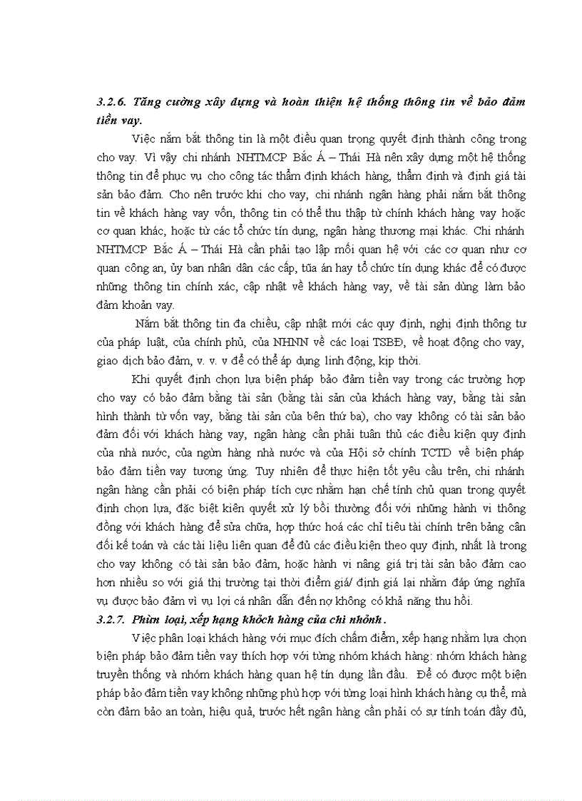 image for page Nâng cao chất lượng hoạt động bảo đảm tiền vay tại ngân hàng thương mại cổ phần Bắc Á - chi nhánh Thái Hà