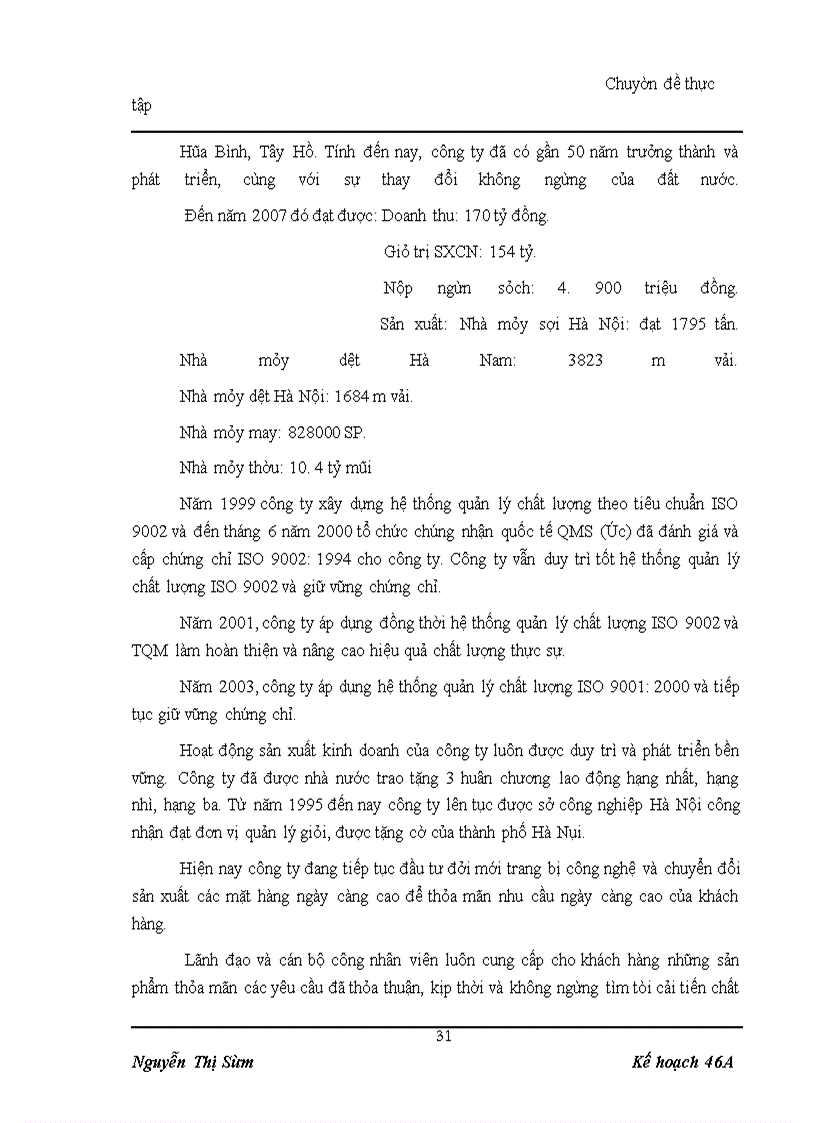 image for page Lập kế hoạch NVL tại công ty TNHH NN MTV Dệt 19/5 Hà Nội