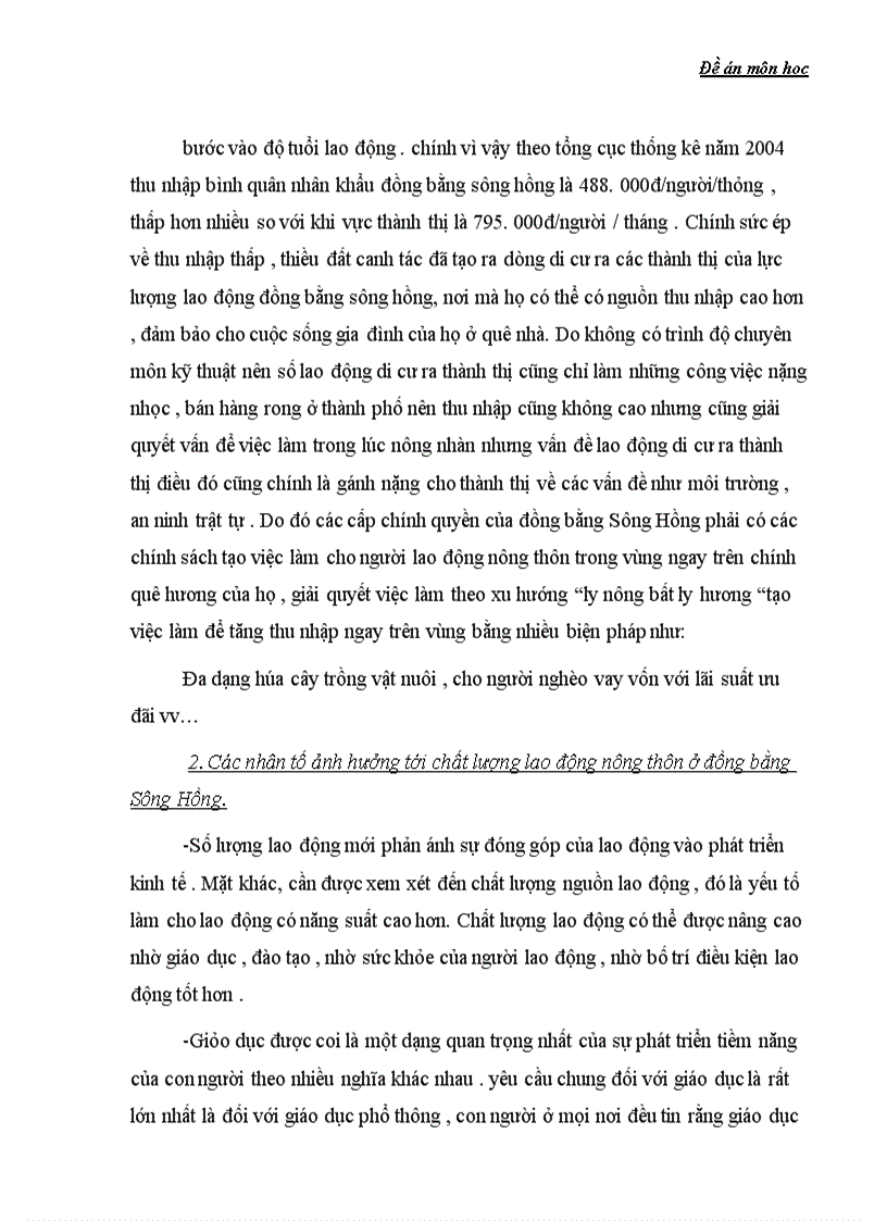 image for page Nguồn lao động nông thôn và một số vấn đề sử dụng nguồn lao động nông thôn của đồng bằng sông hồng