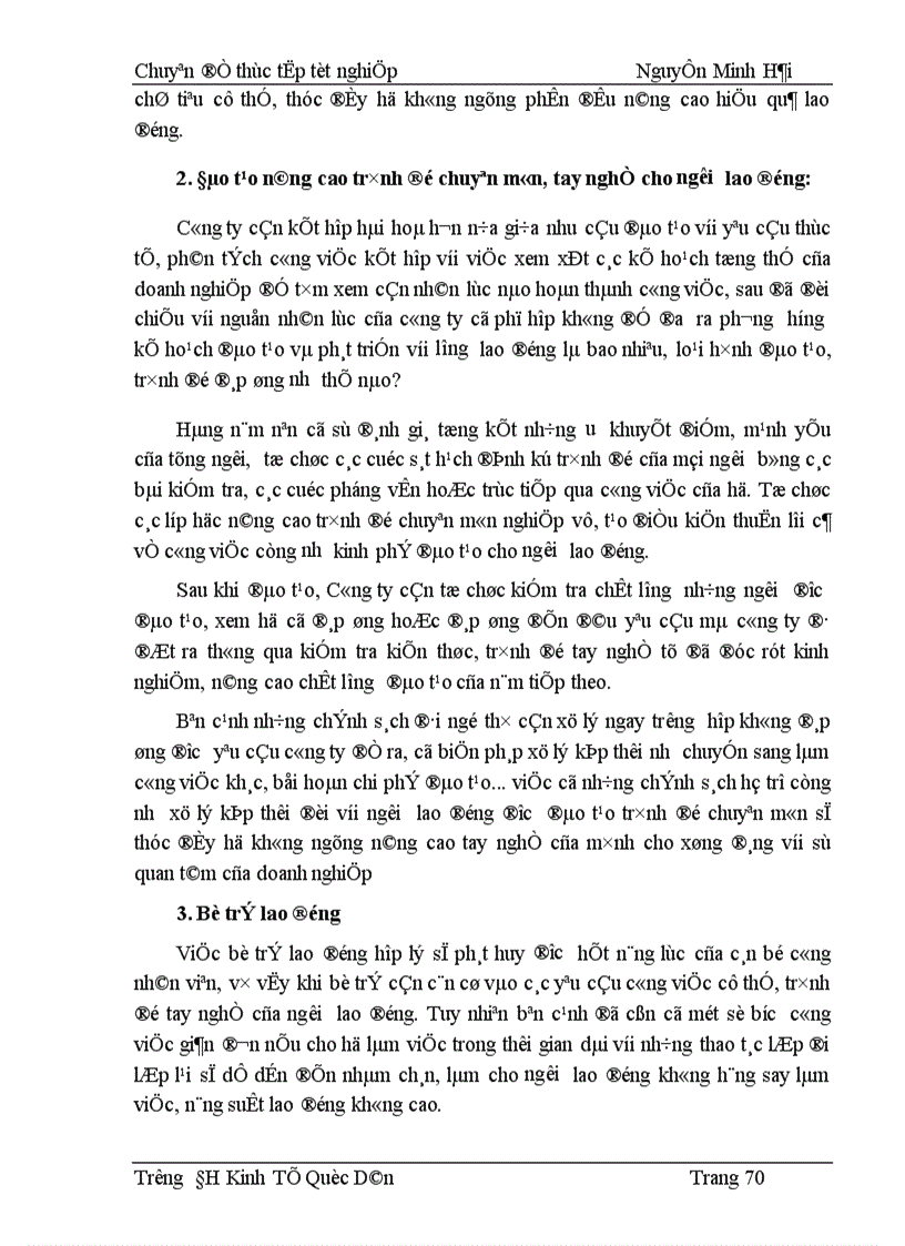 image for page Thực trạng công tác tạo động lực lao động và một số biện pháp nhằm hoàn thiện công tác tạo động lực tại công ty TNHH Thiên Lan