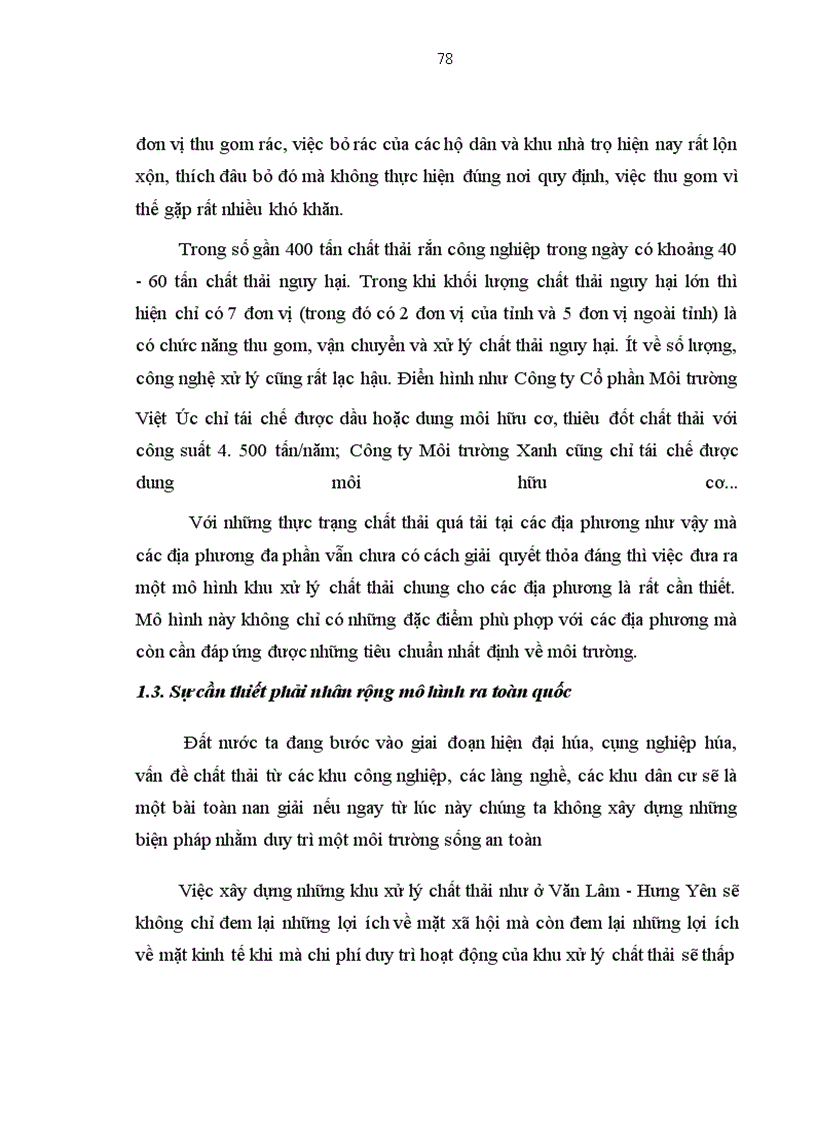 image for page Dự án khu xử lý chất thải Đại Đồng-Văn Lâm-Hưng Yên: thực trạng và giải pháp nhân rộng mô hình