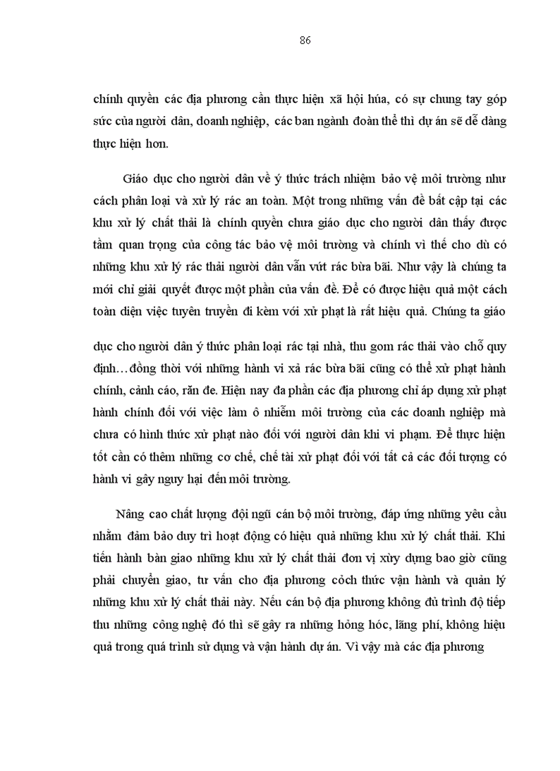 image for page Dự án khu xử lý chất thải Đại Đồng-Văn Lâm-Hưng Yên: thực trạng và giải pháp nhân rộng mô hình