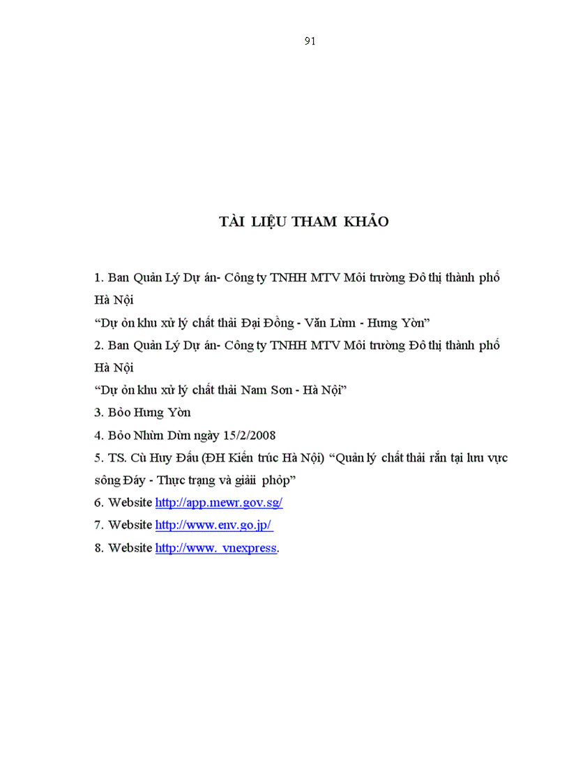 image for page Dự án khu xử lý chất thải Đại Đồng-Văn Lâm-Hưng Yên: thực trạng và giải pháp nhân rộng mô hình