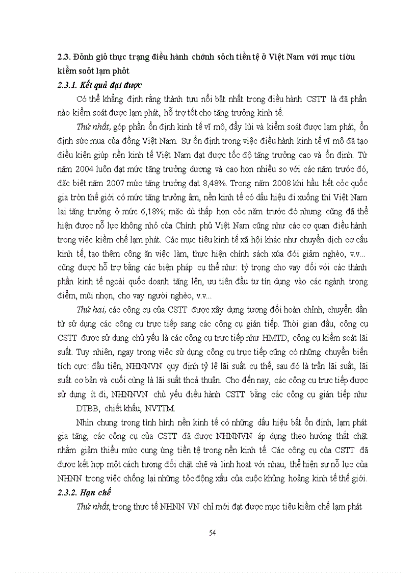 image for page Lạm phát và vai trò của chính sách tiền tệ trong việc kiểm soát lạm phát