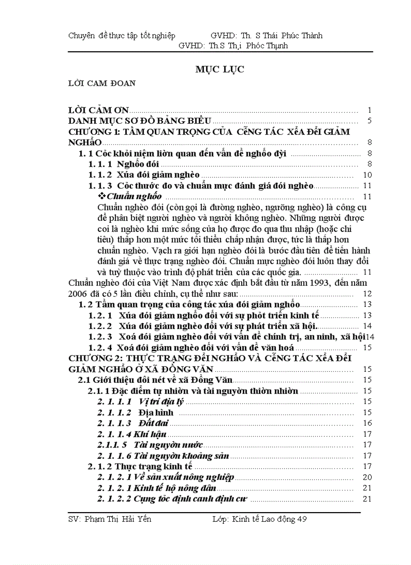 image for page Hiện trạng và giải pháp xóa đói giảm nghèo ở xã Đồng Văn