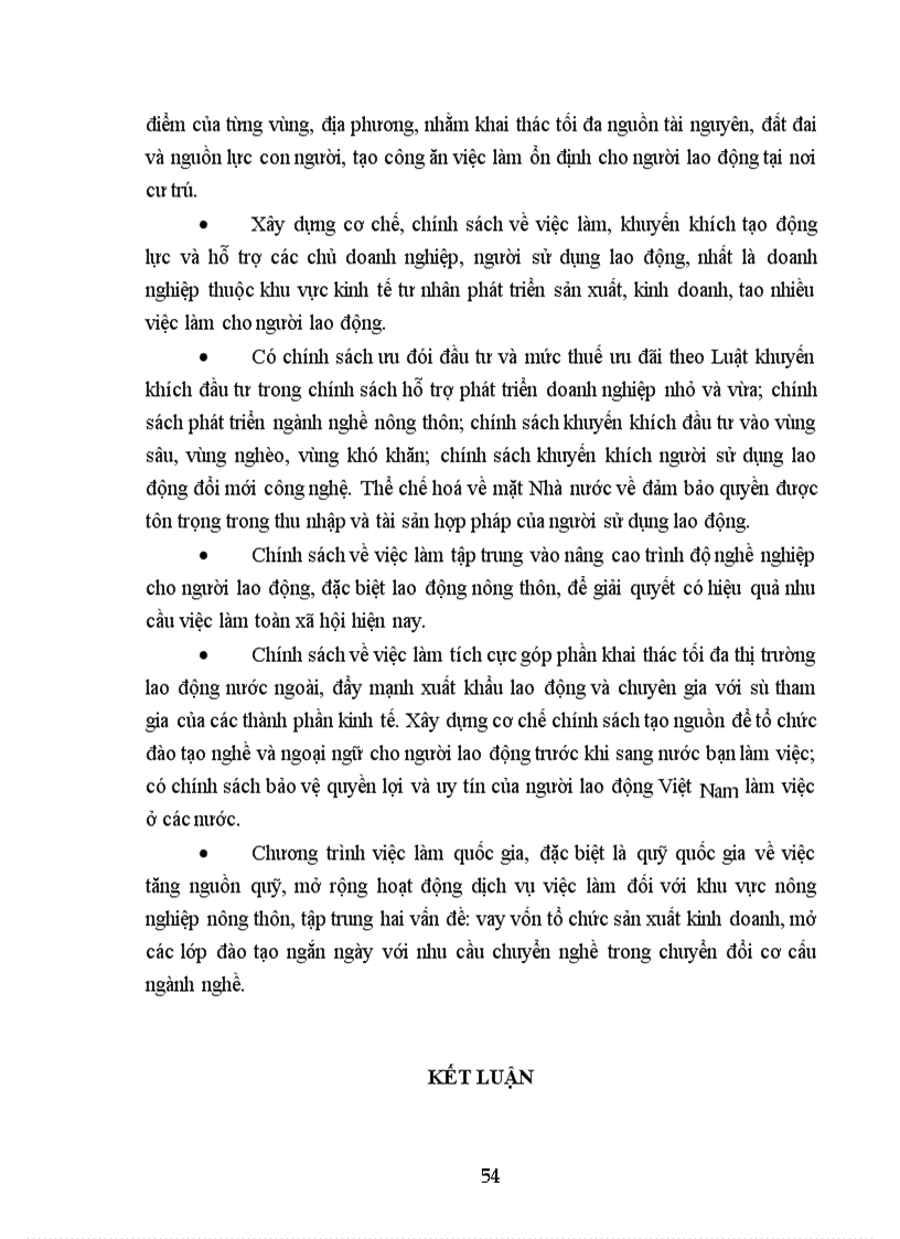 image for page Tiếp tục đổi mới chính sách về việc làm ở Việt Nam. Thực trạng và giải pháp