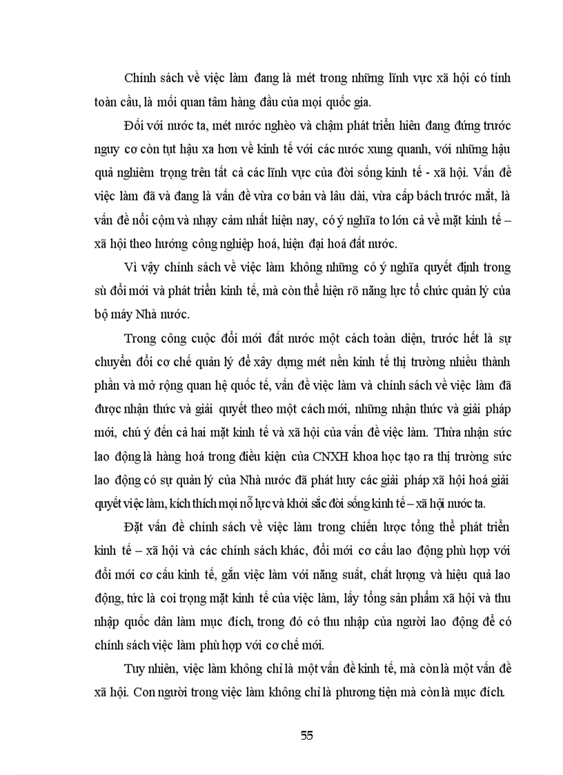 image for page Tiếp tục đổi mới chính sách về việc làm ở Việt Nam. Thực trạng và giải pháp