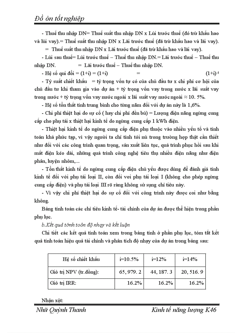 image for page Hạ ngầm tuyến đường dây 110kV, di chuyển đường cáp 22kV trạm biến áp 110kV Thanh Xuân việc đánh giá tính khả thi của dự án mới từ góc độ kết quả tài chính