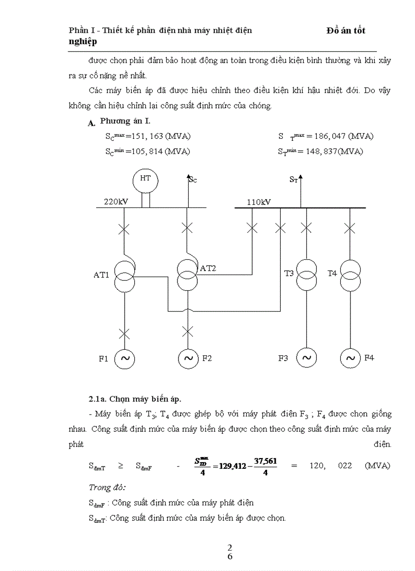 image for page Thiết kế phần điện trong nhà máy nhiệt điện ngưng hơi