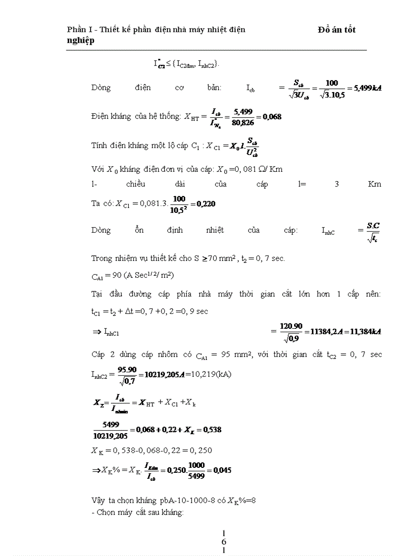 image for page Thiết kế phần điện trong nhà máy nhiệt điện ngưng hơi