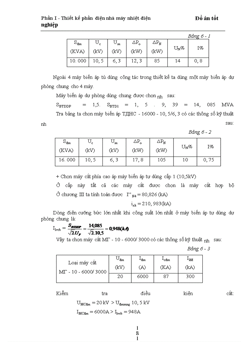 image for page Thiết kế phần điện trong nhà máy nhiệt điện ngưng hơi