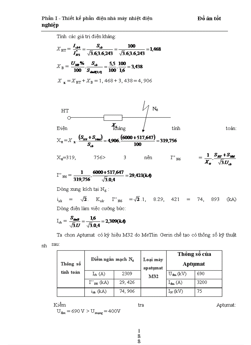 image for page Thiết kế phần điện trong nhà máy nhiệt điện ngưng hơi