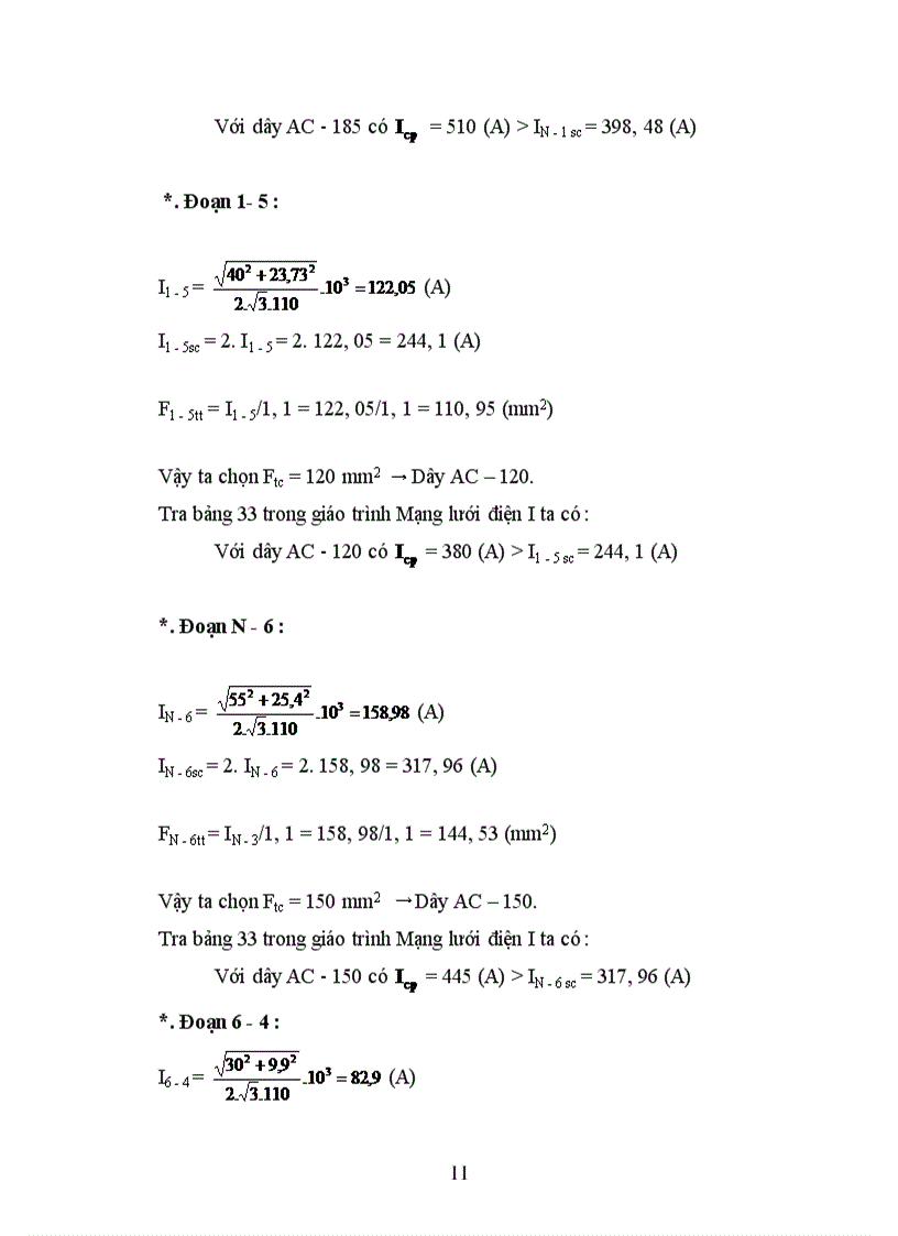 image for page Đồ án môn học Lưới điện
