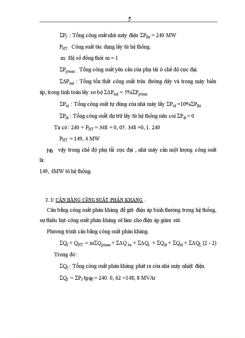 image for page Đồ án môn học: Điện năng