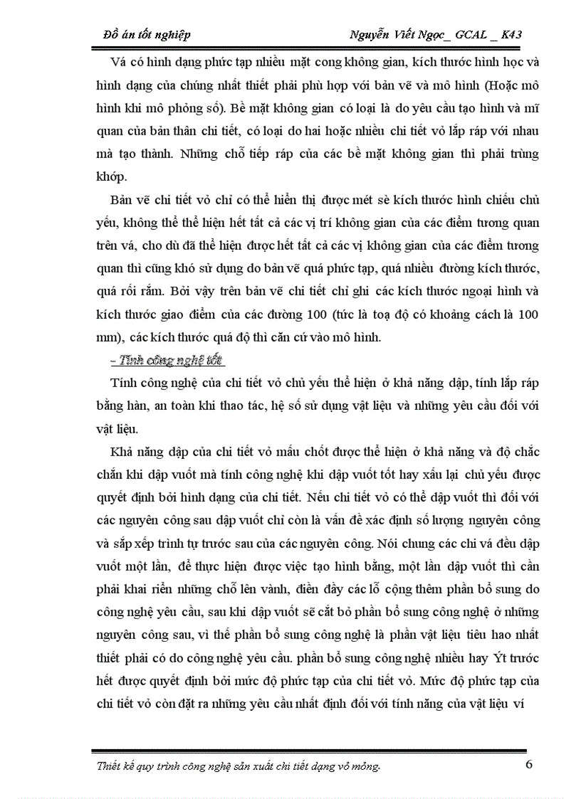 image for page Thiết kế quy trình công nghệ, khuôn & đồ gá để sản xuất chi tiết Vành dưới Ca lăng & Ca lăng xe ya3 469