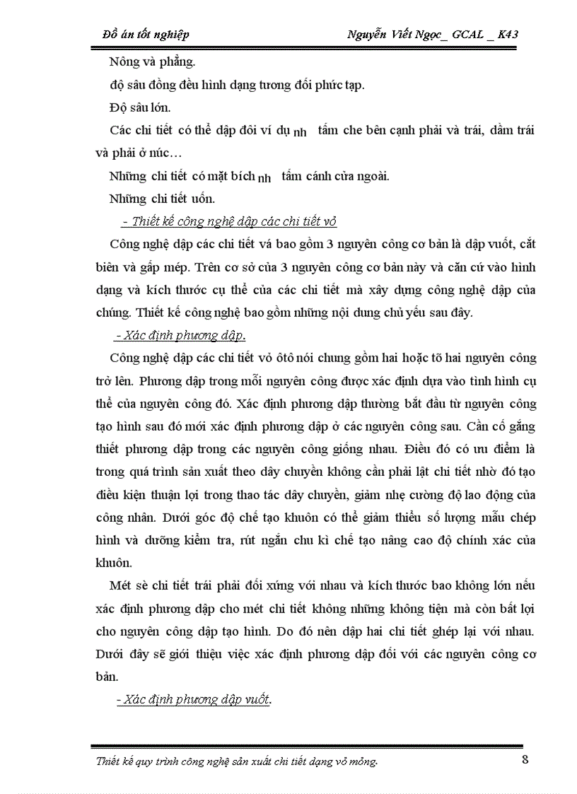 image for page Thiết kế quy trình công nghệ, khuôn & đồ gá để sản xuất chi tiết Vành dưới Ca lăng & Ca lăng xe ya3 469