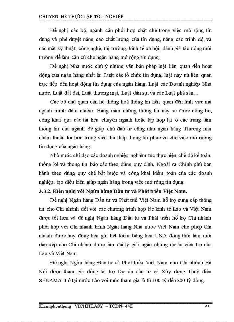 image for page Giải pháp mở rộng tín dụng tại Ngân hàng Liên doanh Lào - Việt Chi nhánh Hà Nội