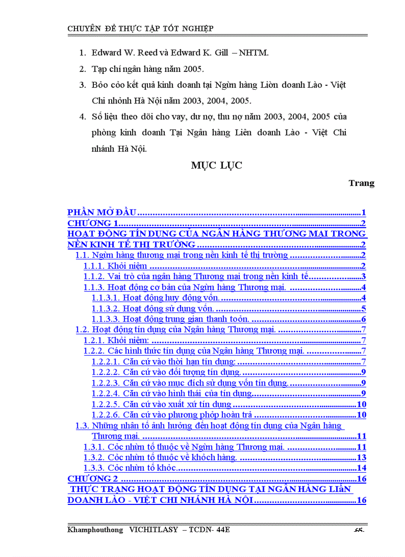 image for page Giải pháp mở rộng tín dụng tại Ngân hàng Liên doanh Lào - Việt Chi nhánh Hà Nội